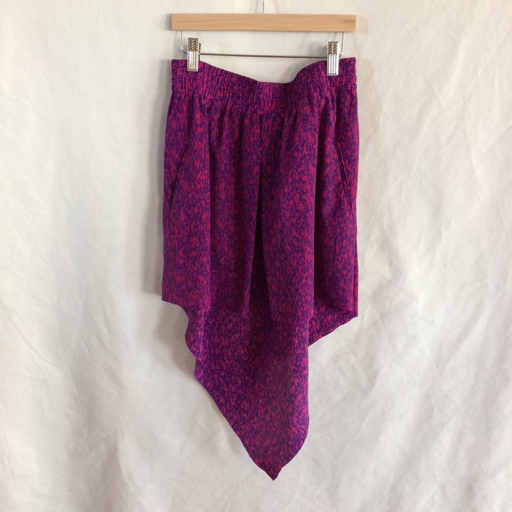 Doncaster,  Unique High low Skirt, Purple size 8